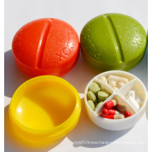 Portable Round Pills Box (54091-1)